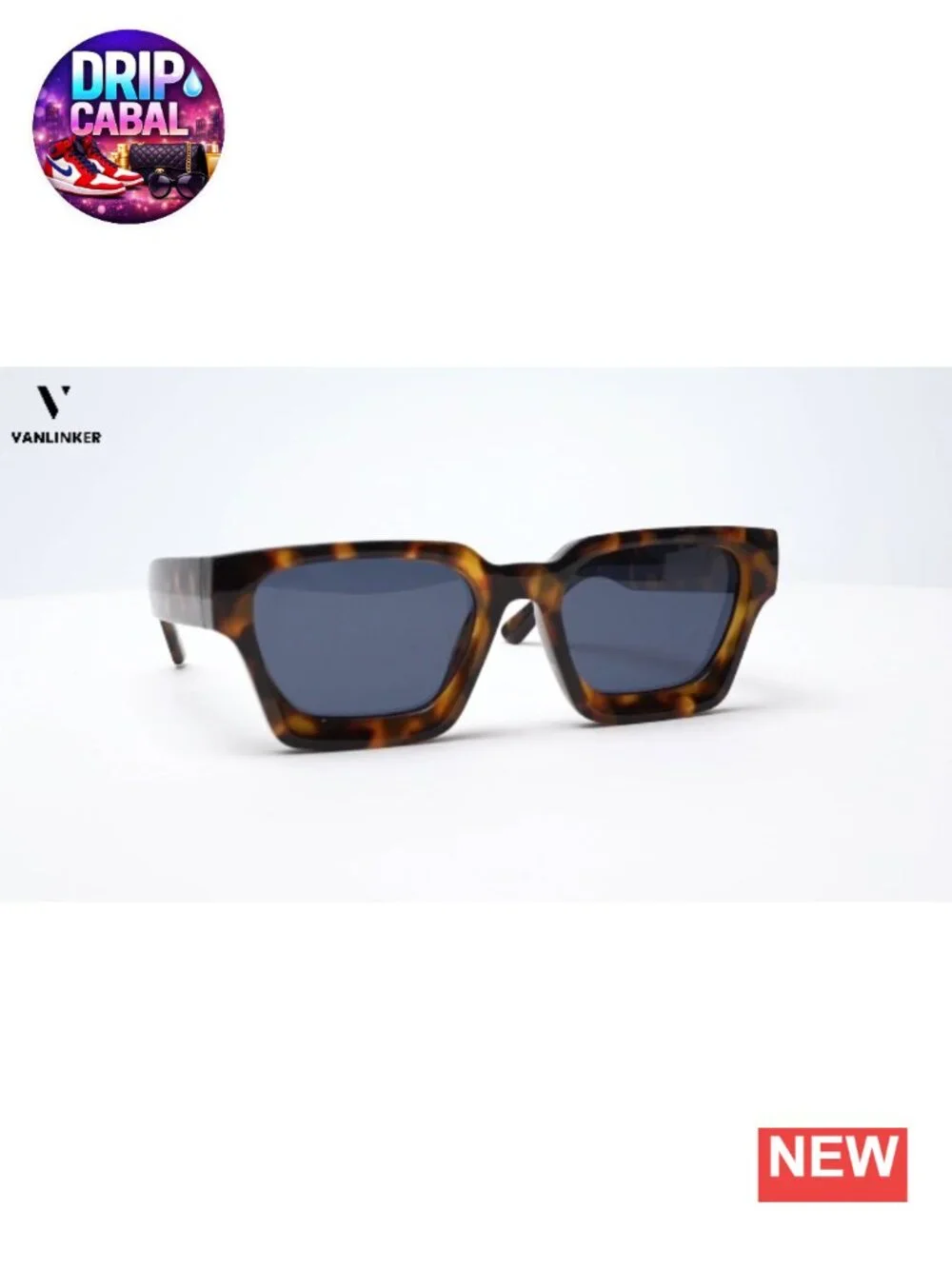 Retro Thick Chunky Square Sunglasses for Men Women UV400 Protection Rectangle